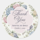 Search for purple hydrangea wedding stickers Blue