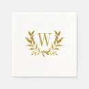 Search for gold and white wedding napkins Script