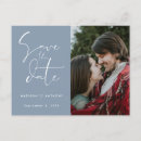 Search for dusty blue wedding save the dates Modern