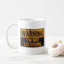 Search for funny warning mugs Joke