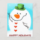 Search for smiling snowman cards Cute