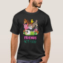 Search for animals are friends not food tshirts Cow
