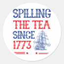 Search for vintage independence day stickers Usa
