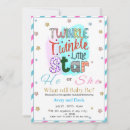 Search for twinkle little star gender reveal invitations Elegant