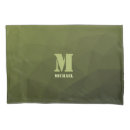Search for olive green pillowcases Army