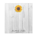Search for sunflower notepads Elegant