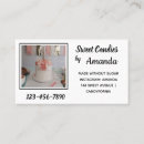 Search for sweets business cards Minimal