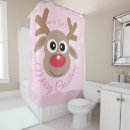 Search for pink christmas shower curtains Cute