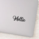 Search for holly name stickers Typography
