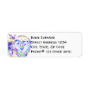 Search for dreamcatcher return address labels Watercolor