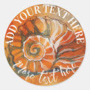 Search for beach shells stickers Watercolor