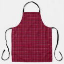 Search for flannel aprons Red