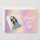 Search for surprise sweet 16 invitations Girly