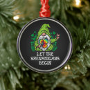 Search for clover christmas tree decorations Leprechaun
