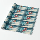 Search for snowboard christmas wrapping paper Winter