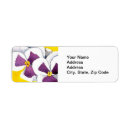 Search for garden flowers return address labels Floral
