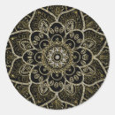 Search for black mandala stickers Gold
