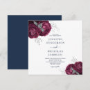 Search for burgundy and navy blue wedding invitations Classic