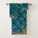 Search for fish bath towels Glitter