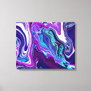 Search for teal abstract canvas prints Purple