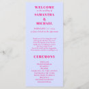 Search for menu and wedding programs Black and white