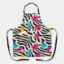 Search for zebra stripes aprons Black and white stripes
