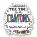Search for funny school stickers Crayons