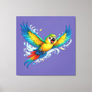 Search for colourful bird canvas prints Parrot
