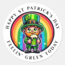 Search for st pats day stickers Leprechaun