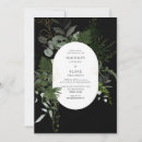 Search for black forest invitations Greenery