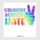 Search for love not hate stickers Bisexual