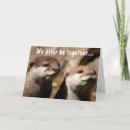 Search for otter valentines day cards Couple