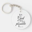 Search for all things are possible key rings Bible verse