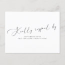Search for rsvp invitations Calligraphy