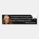 Search for thomas jefferson bumper stickers Tea party