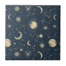 Search for starry night tiles Crescent moon