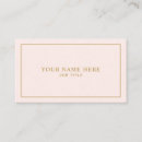 Search for femininity business cards Blush