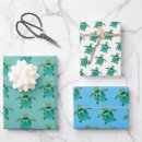 Search for sea turtle gift wrap Watercolor