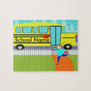 Search for school bus puzzles For kids