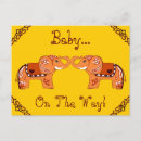 Search for henna baby shower invitations Elephant