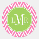 Search for green monogram stickers Colourful