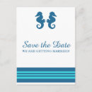 Search for seahorse save the dates Elegant