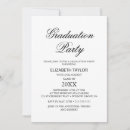 Search for black graduation invitations Elegant graduation party