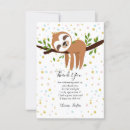 Search for sloth thank you cards Watercolor