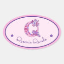 Search for letter q stickers Purple