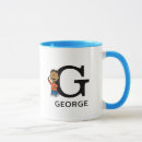 Search for monogram g mugs Charlie brown