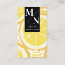 Search for lemon business cards Modern