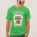 Search for ranch dressing tshirts Green