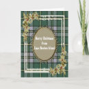 Search for scottish christmas cards Plaid