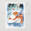 Search for vintage ski postcards Switzerland
